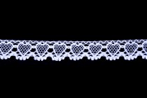 Krajka bavlněná 75133 paličkovaná šíře 19mm bílá