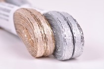 Stuha lurexová torsade šíře 3mm