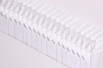 Mašlička svatební šíře 40mm karta 20ks bílá