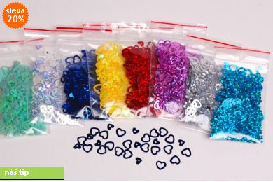 Flitry sypané 700 vel. 1-7mm, balení 3g