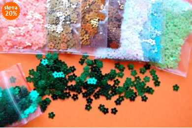 Flitry sypané 706 vel.5mm, balení 3g.