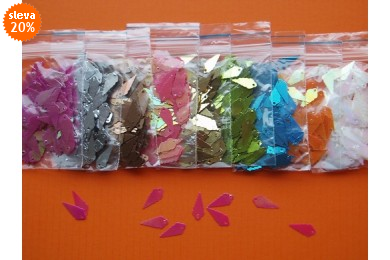 Flitry sypané 716 vel.15mm, balení 3g.