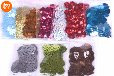 Flitry sypané 738 balení 3g mix druhů