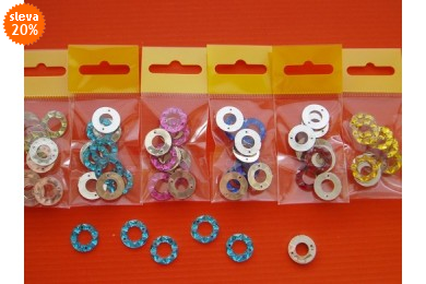 Našívací ozdoba 359 vel.16mm balení 3g