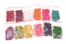 Korálky dřevěné 16 vel.8mm balení 5g