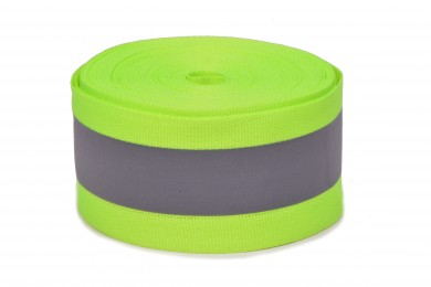 Reflexní páska šíře 40mm žlutá