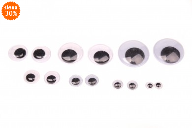 Oči pohyblivé vel. 8mm