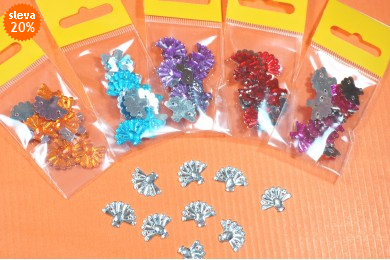 Našívací ozdoba 364 vel.17mm balení 2g