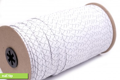 Pruženka prádlová š 8mm prošívaná