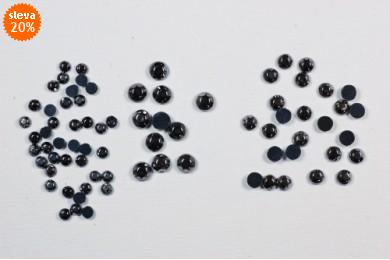 Nažehlovací Hot-fix 10 bal.1g černý nikl