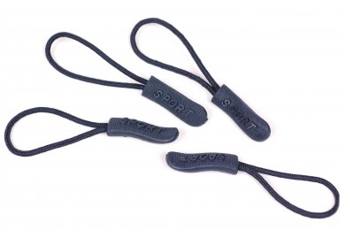 Přívěsek na jezdce na gumičce SPORT černá