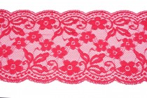 Krajka elastická  3023 šíře 16cm červená