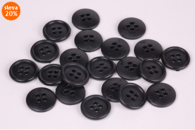 Knoflík čtyřdírkový pánský vel. 24 - 15,2mm