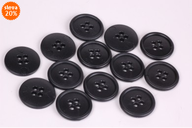 Knoflík čtyřdírkový pánský vel. 32 - 20,3mm