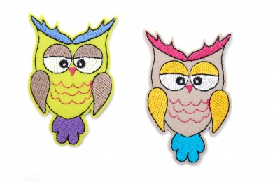 Aplikace nažehlovací 2158 filcová SOVA 01 vel.8x5cm