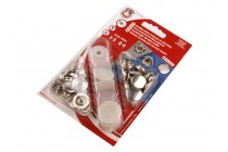 Auto moto Ø15mm karta 10ks NIKL 