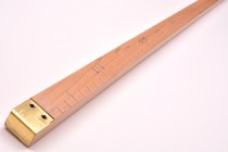 Metr dřevěný cejchovaný HRANATÝ 100cm CEJCH 2025