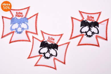 Aplikace nažehlovací 999 ride hano vel.7x7cm