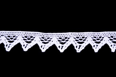 Krajka bavlněná 75469 paličkovaná šíře 23mm bílá