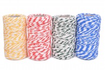 Bavlněný provázek stáčený tex.150x3 100g 