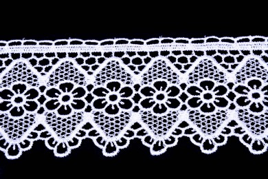 Krajka paličkovaná 1197 šíře 7cm bílá