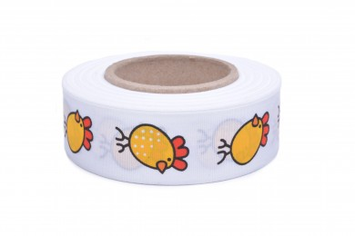 Stuha taftová kuře šíře 25mm