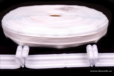 Záclonovka 28mm dvojskladová 1:2