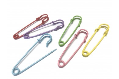 Spínací špendlík ozdobný barevný délka 7cm typ U