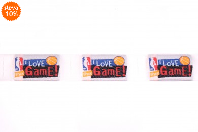 Nášivka 12 I love game 2,5x4cm