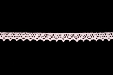 Krajka bavlněná 75633 paličkovaná šíře 10mm bílá