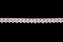 Krajka bavlněná 75633 paličkovaná šíře 10mm bílá