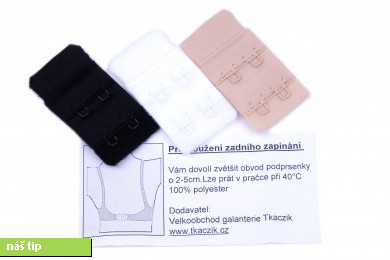 Prodloužení zadního zapínání dvojřadé