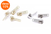 Jezdec ke kovovým zipům 3mm autolock
