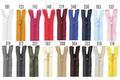 Zip spirálový 5mm dělitelný 50cm