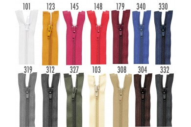 Zip spirálový 5mm dělitelný 80cm