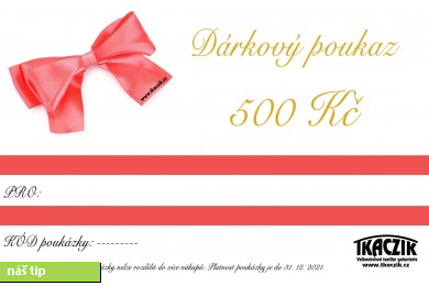 Dárkový poukaz TKACZIK 500 Kč