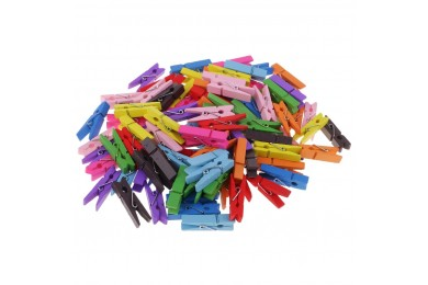 Dřevěný kolíček 35mm barevný 