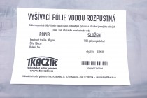 Fólie vodou rozpustná 30g/m rozměr 100x100cm