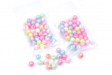 Korálky ozdobné 774 vel.8mm balení 10g