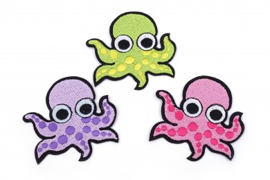 Aplikace nažehlovací 6007 chobotnice vel.5,5x6cm