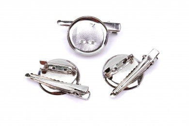 Brožové zapínání se sponkou nikl 30mm nikl