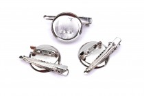 Brožové zapínání se sponkou nikl 30mm nikl