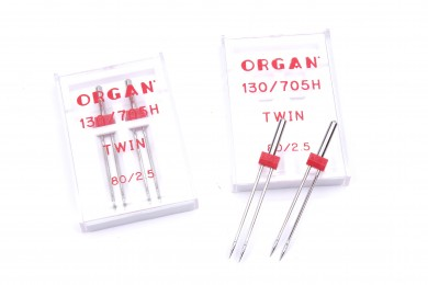 Dvojjehla ORGAN 80/2,5mm 2 jehly