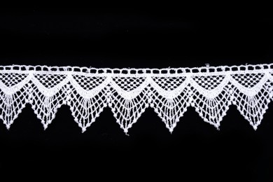 Krajka paličkovaná 70173 šíře 4,5cm bílá