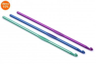 Pletací háček DANE ALU GUL 2-5mm