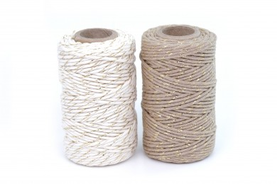 Bavlněný provázek s rexorem 2mm návin 100g