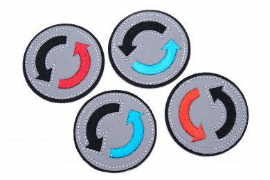 Aplikace nažehlovací 3105 reflexní šipky vel.5cm