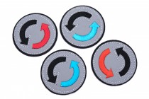 Aplikace nažehlovací 3105 reflexní šipky vel.5cm