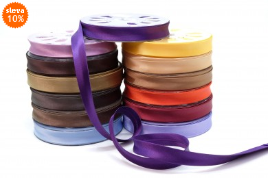 Šikmý proužek saténový šíře 14mm SLEVA
