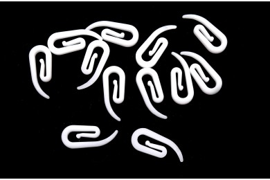 Záclonový háček šnekový